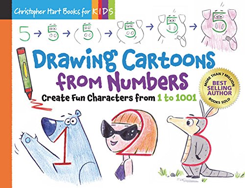 New Book Release! Drawing Cartoons from Numbers | Christopher Hart Books