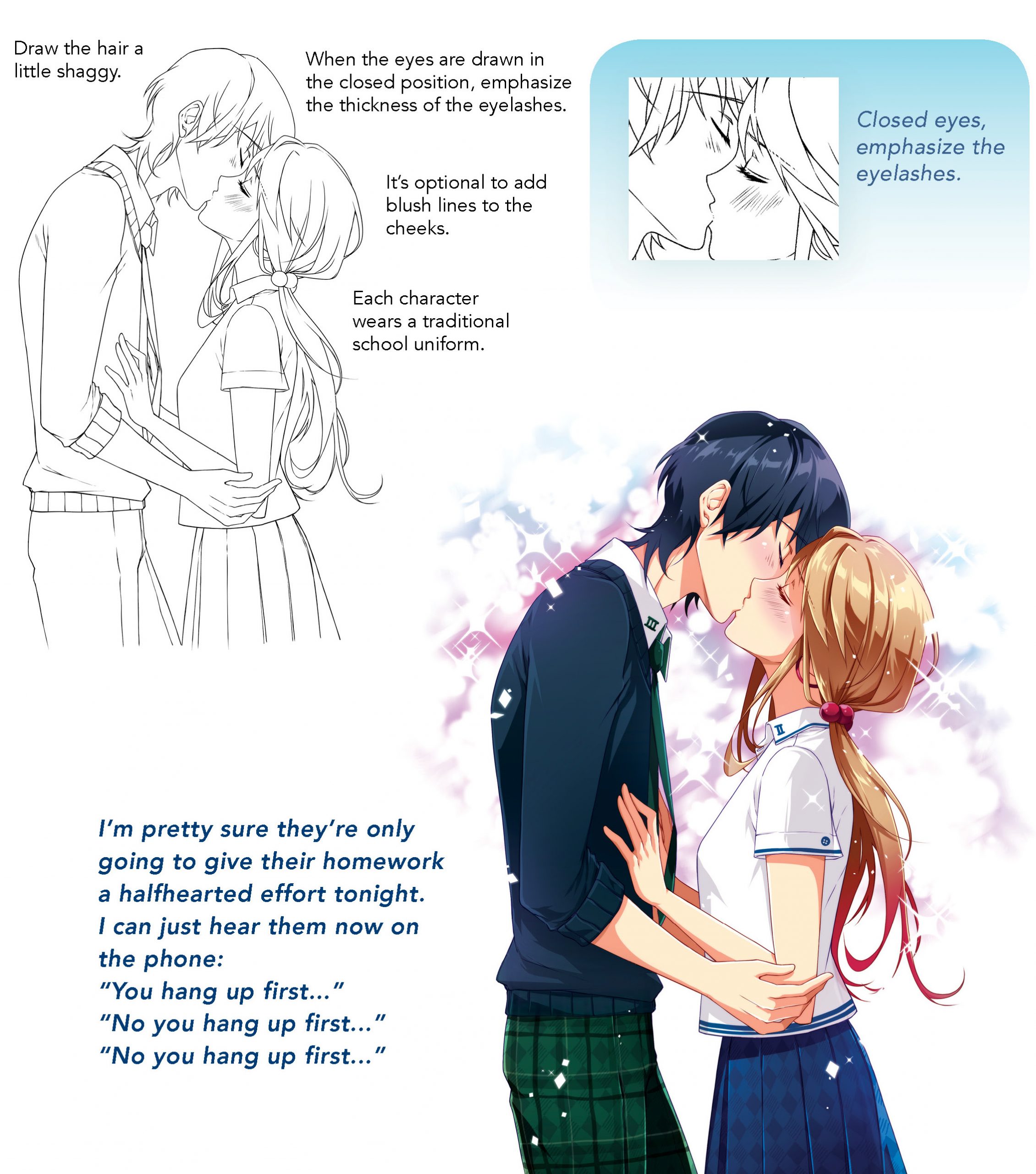 How to Draw 230 Romantic Actions Reference Book