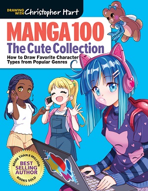 The Manga Artist's Coloring Book: Girls!: Fun Female Characters to Color  (Paperback)