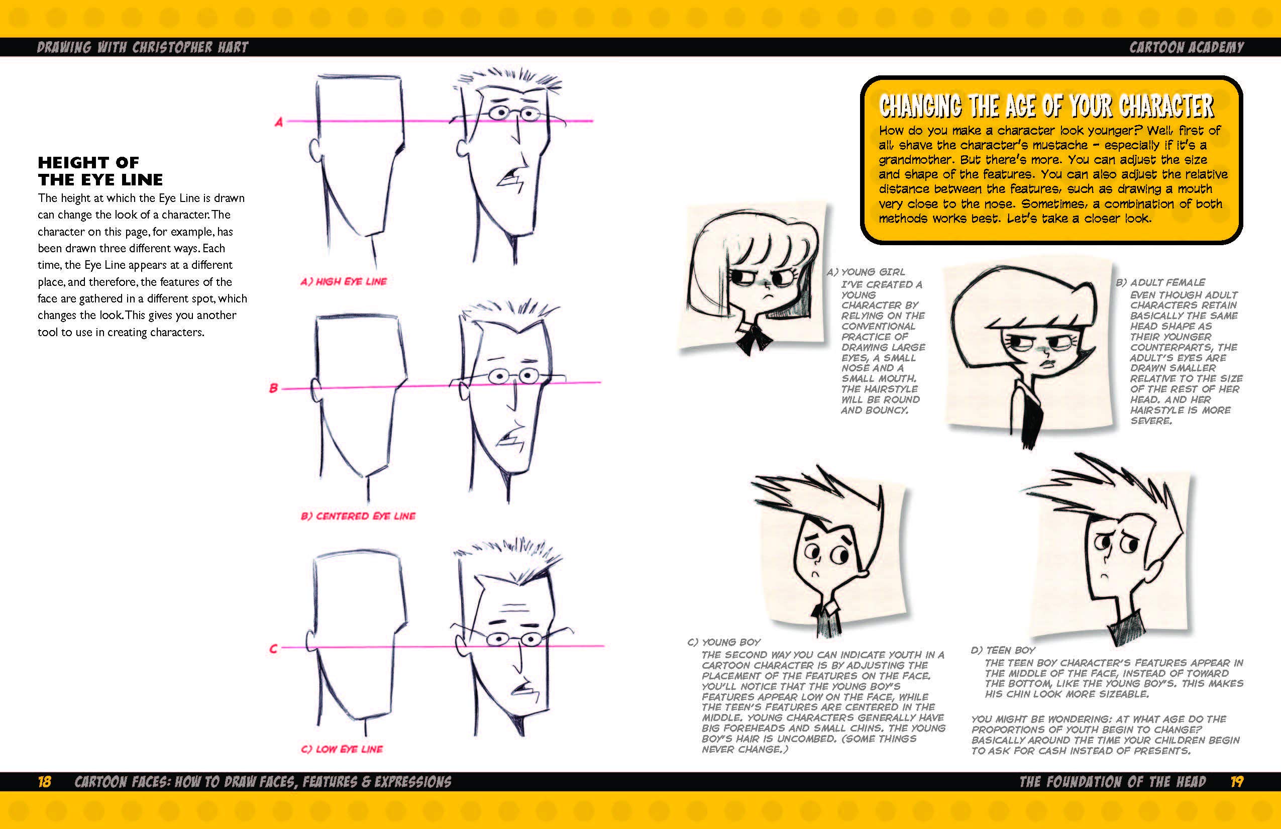 Cartoon_Faces_Draw_Heads_Features_Expressions | Christopher Hart Books