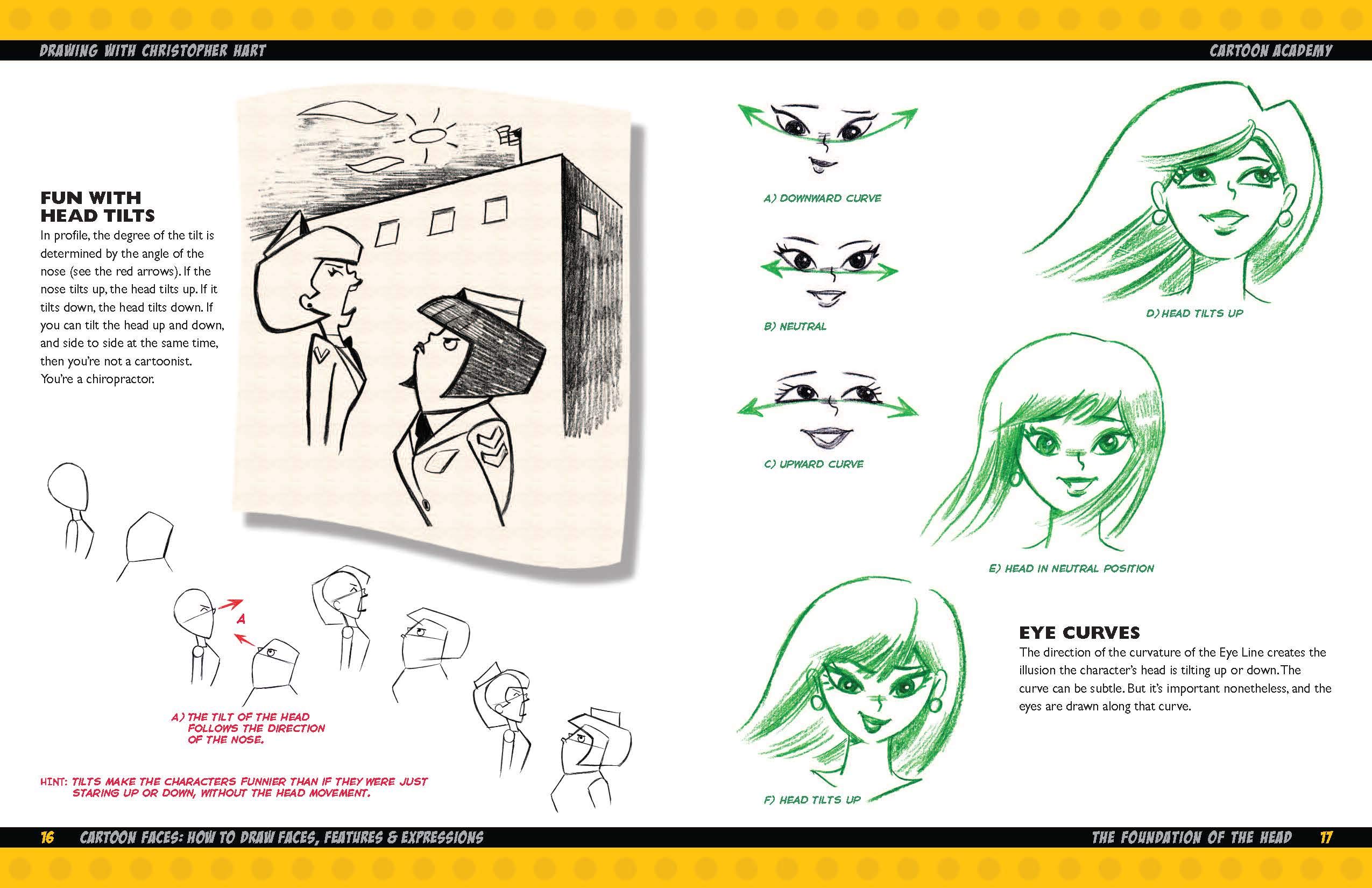 Cartoon_Faces_Draw_Heads_Features_Expressions | Christopher Hart Books